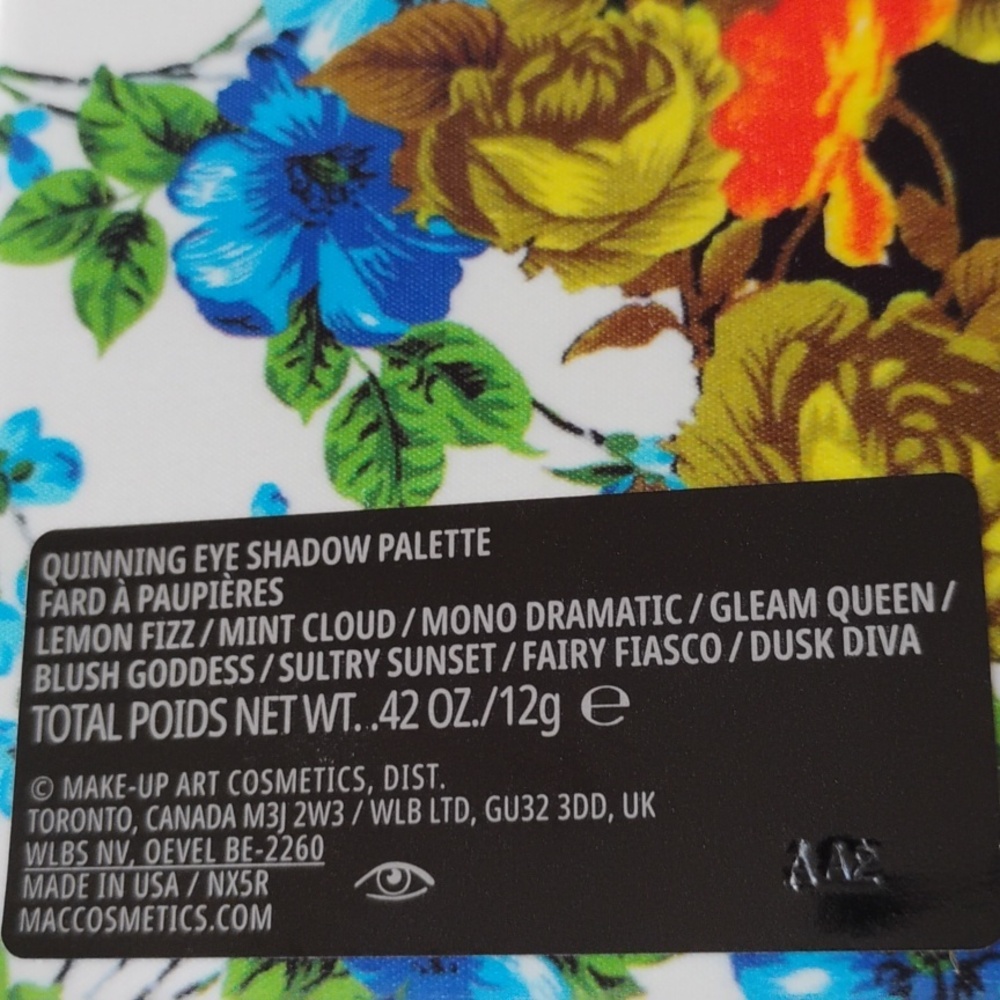 MAC Richard Quinn Colab Eyeshadows Spring Colors - Picture 8 of 9